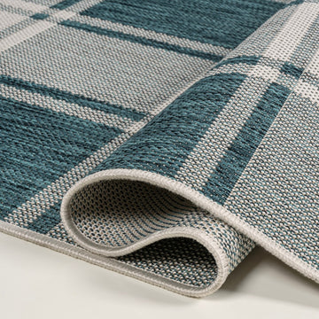 Sabine Traditional Farmhouse Bold Gingham Area Rug